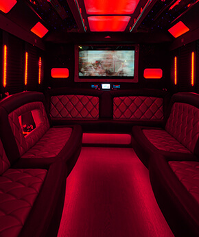 party bus seating